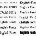 تحميل خطوط انجليزية رسمية
