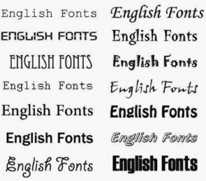 تحميل خطوط انجليزية رسمية